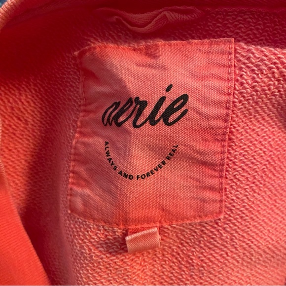Aerie Real Crew Sweatshirt; Resort Red; XXL; Like New - Picture 7 of 10
